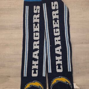 Los Angeles Chargers NFL Knit Scarf Blue Gold Forever Collectibles
